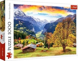 Trefl PUZZLE 1000 MALOWNICZA ALPEJSKA WIOSKA TREFL