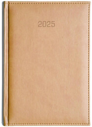 Kalendarz 2025. A4D Vivella. Beżowy - Wokół nas