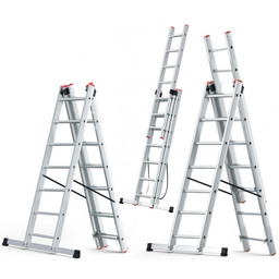 Drabina aluminiowa wielofunkcyjna z opcja na schody HIGHER