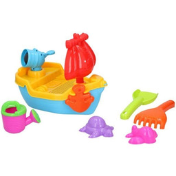 Zabawki do piaskownicy 10 el. Statek