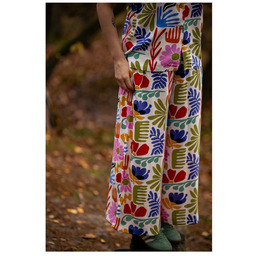 Pakamera Kuloty białe w kwiaty