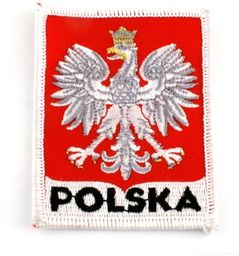 Naszywka haftowana Godło polski