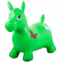 Konik Skoczek Do Skakania Osiołek Gumowy Piłka