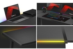 Huzaro Biurko gamingowe Hero 6.0 Black RGB