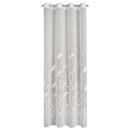 Eurofirany Firana 140x250 Abbie kremowa gotowa na przelotkach