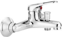 DEANTE Bateria wannowa ścienna LOBO chrom BYU_010M