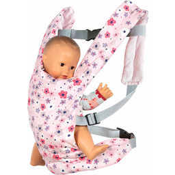 Nosidełko dla lalek z regulacją Wiosenne kwiatki Goki