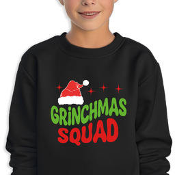 Bluza BEZ KAPTURA Czarna BABY YODA CHRISTMAS Prezent