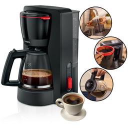 Ekspres przelewowy Bosch MyMoment TKA3M133 Szklany dzbanek 1,4l