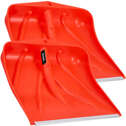 Szufla do śniegu bez trzonka, pomarańczowa, 2 szt.