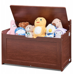 Duża drewniana skrzynia na zabawki Pufa Kufer