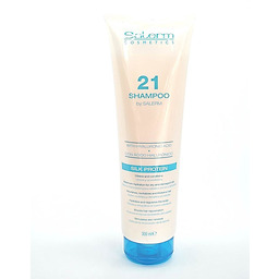 Salerm 21, szampon z proteinami jedwabiu do włosów