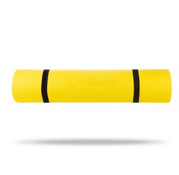 GymBeam Dwustronna Mata do jogi Grey/Yellow