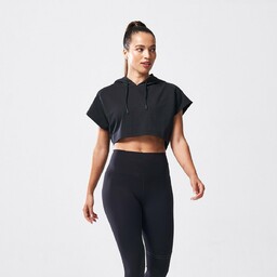 SQUATWOLF Damska bluza z kapturem Vented Crop Hoodie