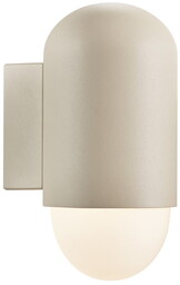 Lampa ścienna HEKA 1xE27 60W Aluminium Beżowy NO2118211008