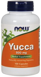 Now Foods, Yucca, Korzeń Yukka 500 Mg, 1