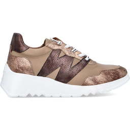 Hiszpańskie sneakersy premium - WONDERS E-6760 ZŁOTE
