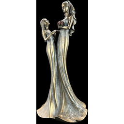 STATUETKA ŚLUBNA PANNA MŁODA Z DRUHNĄ VERONESE (WU73413A4)