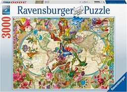 Puzzle 2D 3000 elementów: Flora i Fauna. Mapa