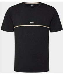Boss T-Shirt Unique 50515395 Czarny Regular Fit