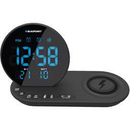 Blaupunkt Radiobudzik Ładowarka Bezprzew CR85BK