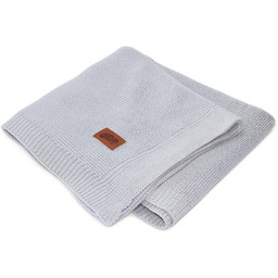 KOCYK BAMBUSOWY KOC BAMBUS 80x100 cm SZARY