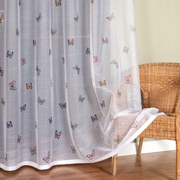 Motylki firana gotowa, drukowana rozm. 300x230cm (z obszyciem)