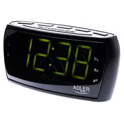 Adler Radiobudzik (kolor czarny)