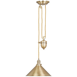 Elstead Lampa wisząca Provence, możliwość ściemniania, mosiężny /
