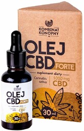 Kombinant Konopny Kombinat Konopny Olej CBD Forte 1000mg