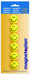 Magnesy happy face smile 30 mm 6szt