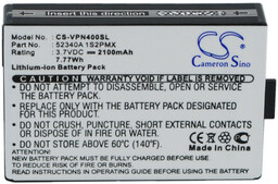 VDO Dayton PN4000 / 52340A 1S2PMX 2100mAh 7.77Wh