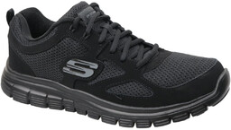 Skechers Burns 52635-BBK, Męskie, buty sneakers, Czarne