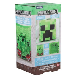 Paladone Minecraft Creeper Cushion / Blanket 2w1 Poduszka