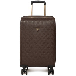 Walizka kabinowa Guess Lenwood Travel TWDP21 02983 Brązowy