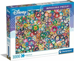 Clementoni - Disney Emoji Impossible Emoji-1000 sztuk, poziome,