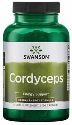 Cordyceps Sinensis 600 mg, Swanson, 120 kapsułek