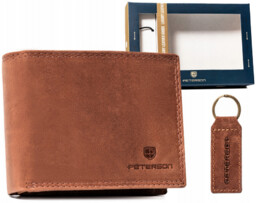 Zestaw prezentowy Peterson PTN SET-M-N003-CHM brązowy