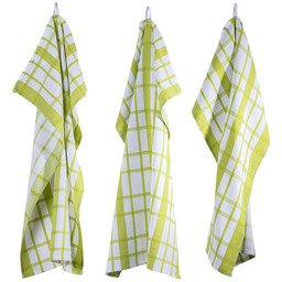 Etex Ścierki kuchenne z egipskiej bawełny MÁJA zielone