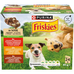 PURINA Friskies Karma dla dorosłych psów w sosie