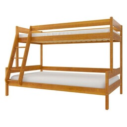 Łóżko piętrowe trzyosobowe FAMILIJNE 90 120x200