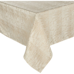 Obrus 140 x 180 Dekoracyjny Żakardowy Alina Beż