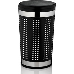 Kela Siedzący kosz na pranie z pokrywką, kosz