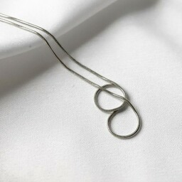Łańcuszek srebrny splot linka cienka delikatny 50 cm