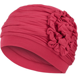 Turban Lotus-Uni Bamboo by Christine Headwear, ciemnoczerwony, One