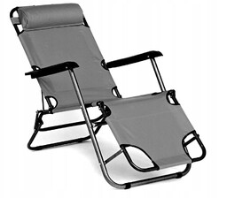 Domarex Leżak ogrodowy 153x60x80 ISWING COMFORT grafitowy