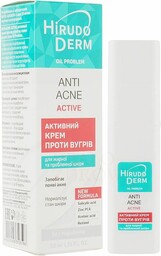 Aktywny Krem Przeciwtrądzikowy Hirudoderm Anti Acne Active, 50ml