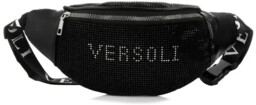 Torebka przewieszka nerka saszetka czarna cyrkonie TO-6-2 VERSOLI