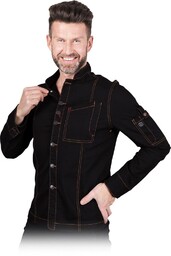 MUSETTO - Bluza kucharska z długim rękawem, męska