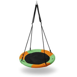 BOCIANIE GNIAZDO HUŚTAWKA NB5003 ORANGE-GREEN ŚR.90 CM NILS